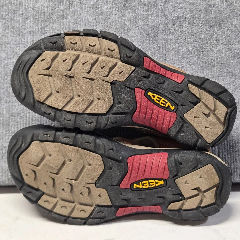 Keen Newport H2 Waterproof Hiking Sandals Brown Leather Pink Womens 10